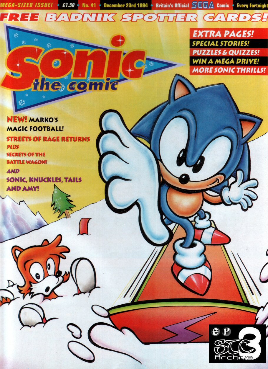 Sonic - The Comic Issue No. 041 Cover Page